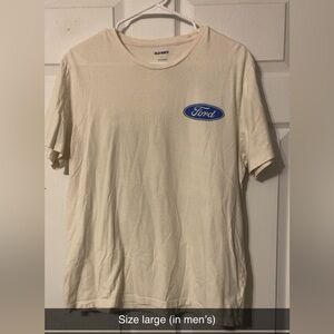 Ford Beige Men's Short Sleeve Tee